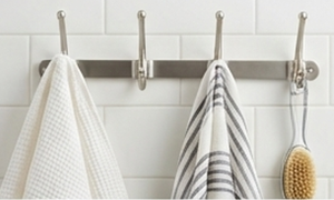 Stainless Steel Door Storage <b>Hook</b> Perfect For Bathroom Toilet Robe And Towel Organization Space Saving Solution Wall Mounted - Product Image 3