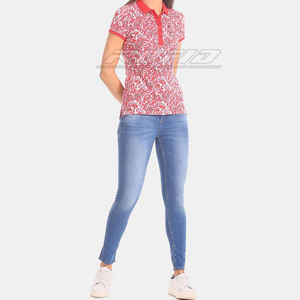 เสื้อโปโลผู้หญิงผ้าเนื้อนุ่มสบายระบายอากาศได้ดีแขนสั้นทรงเข้ารูปลำลองสำหรับออกกำลังกายวิ่งใส่ในฤดูร้อน - Product Image 2