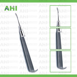 เครื่องมือถอนฟันแบบแมนนวล AHI ทำจากสแตนเลส ปลายโค้ง 3 มม. ได้รับการรับรองมาตรฐาน CE ระดับ Class I คุณภาพสูง - Product Image 3