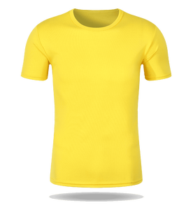 T-shirts promotionnels personnalisés en polyester 100% blanc, vente en gros, impression sur mesure pour hommes - Product Image 3