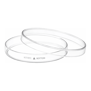 Couvre-plateaux en verre Pyrex 90 mm à bord festonné stérilisables pour usage en laboratoire - Product Image 1