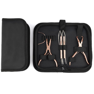 Hair Extension <b>Pliers</b> Tool Kit Metal Professional Installation and Removal <b>Set</b> for Salon Use - Product Image 1