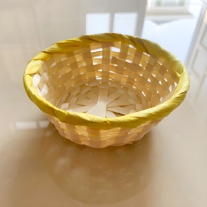 Cestas pequeñas de bambú para almacenamiento en la cocina, para exhibir frutas, aperitivos, mini cesta organizadora de paja - Product Image 5