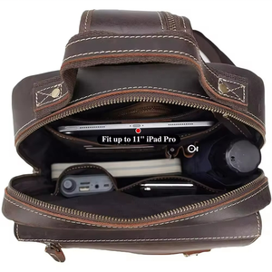 กระเป๋าคาดเอวผู้ชายแบบลำลองสำหรับเดินทาง สะพายไหล่ สะพายข้าง มีซิป ใส่โทรศัพท์ได้ - Product Image 5