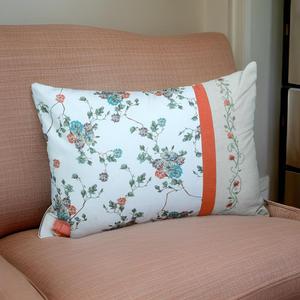 Personnalisable Coton Imprimé 35x50cm Fibre de Polyester Rempli Amovible Lavable Taies d'oreiller Multicolore Pure Leaves - Product Image 6