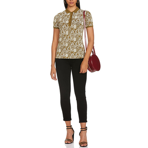 Camisetas de Polo Deportivas Casuales para Mujer, Camisetas de Verano de Manga Corta con Estampado de Cuadros por Sublimación - Product Image 4