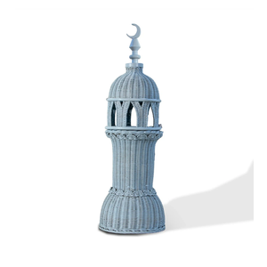 Figurines de minarets de mosquée en rotin naturel tissé à la main OEM ODM, décoration d'intérieur de luxe, produits du Ramadan en provenance du Vietnam - Product Image 5