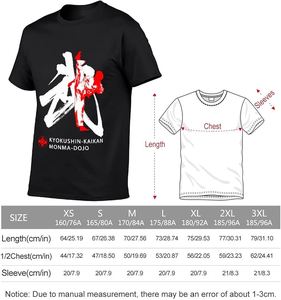 Camiseta de algodón transpirable con cuello redondo para hombre Kyokushin Karate, 140 g, color negro - Product Image 4