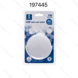 Led Night <b>Light</b> <b>Sensor</b> 1W 6500K Inductive For <b>Indoor</b> Use - Product Image 1