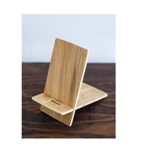 Elegant Design Wooden Mobile Phone Stand At best Price 100% High Quality Office Table Desk Mobile Phone Wood Stand Handmade - Product Image 2