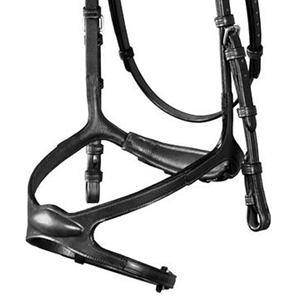 Alta calidad X-Fit Anatomic Western Snaffle Halter Hebillas de doma de cuero genuino Producto de equitación duradero - Product Image 5
