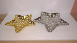 Wholesale Customized Aluminium Metal <b>Decorative</b> Tray <b>Table</b> <b>top</b> home <b>Decor</b> <b>Decorative</b> Tray for Wedding & Party Handmade gold Tray - Product Image 3