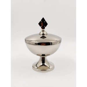 Brûleur d'encens en acier inoxydable très vendu avec bol en bois de santal, diffuseur d'aromathérapie pour usage religieux, brûleur de bakhoor pour la maison - Product Image 2
