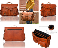 Nouveau Western Vintage porte-documents sac de haute qualité affaires véritable cuir de chèvre épaule sacs de messager bureau sac à main sacs pour ordinateur portable