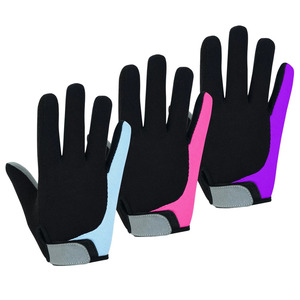 Gants de cyclisme gris bleu ciel, unisexes, respirants, en polyester, fermeture à enfiler, antidérapants, compatibles avec les écrans tactiles - Product Image 5