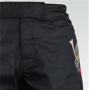 Pantalones Cortos de MMA para Hombre, Negros con Estampado de Guerrero Vikingo, Secado Rápido, Poliéster, Ropa de Artes Marciales Mixtas, Corte Regular, Talla Adulto - Product Image 4