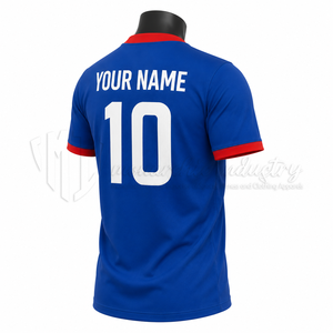 Camiseta de Fútbol Personalizada, Ropa Deportiva de Manga Corta, 100% Poliéster, Malla Antibacteriana, Transpirable, de Secado Rápido, Unisex - Product Image 4