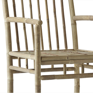 Wholesale Bamboo Dining Chair with Armrest Scandinavian Design Natural Frame Indoor Outdoor Furniture OEM ODM Made in Vietnam - Product Image 6