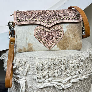 Nouvelle collection 2026 : Sac bandoulière en cuir de vachette fait main avec dragonne, mini-sac pochette grande capacité pour femme - Product Image 4