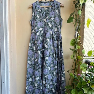 เดรสสั้นพิมพ์ลายดอกไม้แบบอินเดียผ้าฝ้ายสำหรับผู้หญิง ขายดีประจำปี 2026 ชุดเดรสยาวทรงทูนิคสำหรับผู้หญิง - Product Image 1