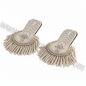 Epaulettes de Flecos de Oro Hechos a Medida, Clásicos para Ceremonias, para Uniformes de Banda y Equipo de Defensa Personal - Product Image 5