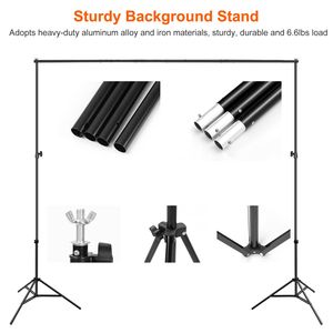 Set Supporto per Sfondo Fotografico Resistente 6.5 X 10ft, Supporto Regolabile per Studio Foto e Video - Product Image 3
