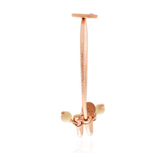 Pulseras de Cadena de Oro de 18k Certificadas por SGL para Niños, Brazaletes Religiosos Personalizados para Niños, Diamantes CZ Brillantes Redondos, Fabricante al por Mayor - Product Image 6