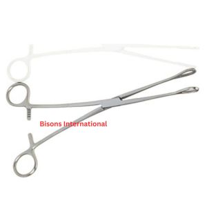 Pinzas Quirúrgicas de Esponja Foerster Ballenger de Alta Calidad BISONS, Rectas con Mordazas Dentadas, para Aplicación de Apósitos - Product Image 3