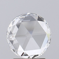 Diamant CVD de laboratoire certifié IGI, taille rose modifiée, 1,58 carat, clarté VS1, couleur D, excellente taille, fait main, bijoux, 10 Moh's