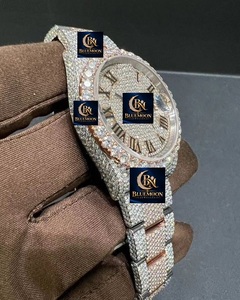 Reloj de Lujo Blue Moon de Alta Calidad, Automático, Unisex, de Acero Inoxidable, 42 mm, Cristal de Zafiro, Plateado, Números Romanos, Mecánico, Analógico, GPS - Product Image 2