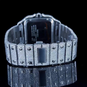 Reloj Clásico Personalizado para Hombre con Diamantes Cultivados en Laboratorio, Estilo Hip Hop, Joyería de Diamantes, Mejor Calidad, Precio al por Mayor - Product Image 6