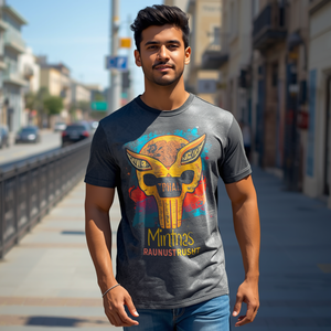 Camiseta Moderna para Hombre, de Algodón, Manga Corta, con Diseño Gráfico, Personalización OEM ODM - Product Image 4