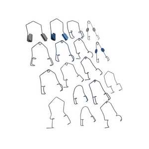 Espéculos oculares, abridores de cuñas oculares, herramientas para párpados, instrumentos quirúrgicos oftálmicos, kit de cirugía ocular de 17 piezas, acero inoxidable, reutilizable - Product Image 4