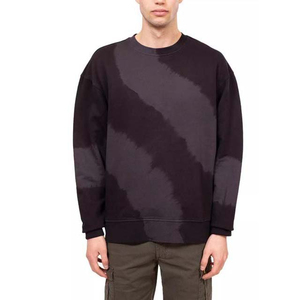 Sweat-shirt à capuche pour homme, hiver, broderie, impression numérique, patchwork, manches longues, coupe ample, décontracté, tie-dye, logo personnalisé - Product Image 5