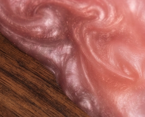 Elegant Pink Resin And Walnut Wood Drink <b>Coasters</b> With Natural Finished Perfect For Stylish Tabletop Accessories Home Gifts - Product Image 2