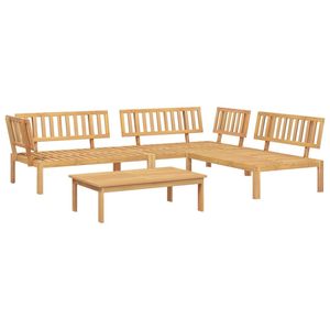 Ensemble de canapés en bois d'acacia massif naturel, grande collection de meubles de jardin - Product Image 2