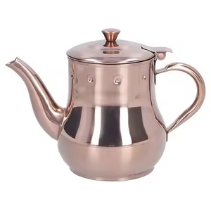 กาน้ำชาโลหะดีไซน์หรูสำหรับเสิร์ฟชา กาแฟ และเครื่องดื่มร้อน - Product Image 4