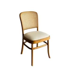 Dining Chair Furniture Made From A Combination Of Teak Wood And Rattan With Thick And Soft Foam <b>Seat</b> - Product Image 1