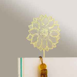 Marcapáginas de Metal de Alta Calidad con Elegantes Adornos Artísticos Hechos a Mano y Mensajes Personalizados Únicos - Product Image 2