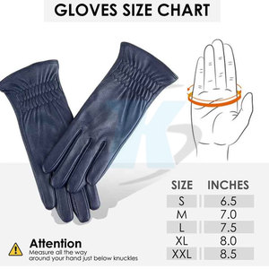 Nouveauté : Gants en cuir les plus vendus, gants en cuir chauds pour l'hiver, à porter au quotidien, pour une utilisation en extérieur - Product Image 6