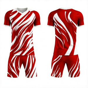 Kit de performance pour le football, maillot de football personnalisé, shorts, vêtements de sport professionnels, tissu léger respirant et anti-transpiration - Product Image 1