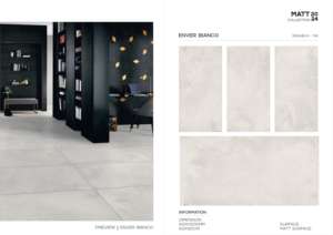 กระเบื้องพอร์ซเลน Elite Matt ขนาด 600x1200 มม. รูปแบบขนาดใหญ่ พื้นผิวพรีเมียม สำหรับตกแต่งผนังและพื้น ดีไซน์ทันสมัย สำหรับตกแต่งภายในและภายนอก - Product Image 4