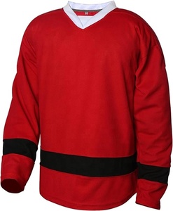 <b>Top</b> Quality Polyester Cotton Ice Hockey Jersey Soft & Comfortable Outdoor Sports Wear Whole Sale Cheap Price - Product Image 2