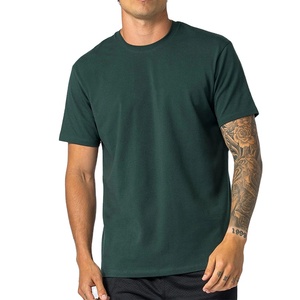 เสื้อยืดคอกลมแขนสั้นสีพื้น ผ้าฝ้าย 100% ใส่สบาย ระบายอากาศได้ดี เหมาะสำหรับฤดูร้อน เสื้อถักนิตติ้งผ้าฝ้าย - Product Image 5
