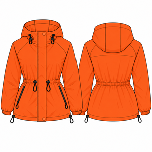 Chaqueta Cortavientos Transpirable para Mujer, Estilo Casual y Elegante, Holgada, Impermeable, para Primavera - Product Image 2