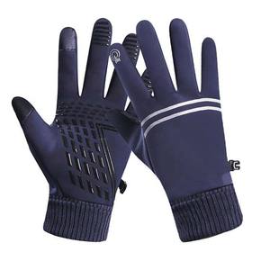 Guantes de Poliéster de Alta Calidad para Correr en Clima Frío, Reflectantes, Resistentes al Agua, Compatibles con Pantalla Táctil, para Esquí - Product Image 4