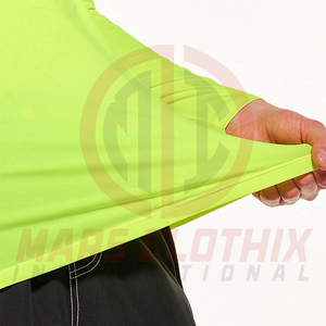 Best Price Low MOQ Long Sleeves <b>Men</b> Rash Guard Full Simple Plain Solid Color Breathable <b>Men</b> Rash Guard - Product Image 5