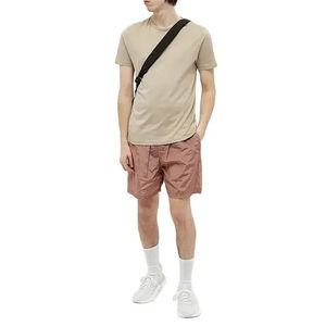 Shorts de course personnalisés au design tendance, coupe-vent en nylon, shorts d'entraînement pour hommes, respirants, avec imprimé lettres. - Product Image 3