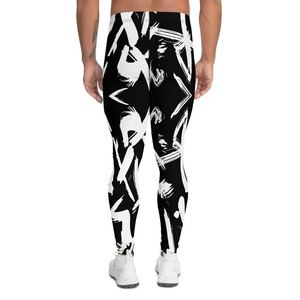 Precio al por Mayor RTS, Leggings de Compresión Sublimados Personalizados de Primera Calidad, Último Diseño, Leggings MMA de Secado Rápido, AS-ML-505 - Product Image 6