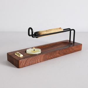 Quemador de Incienso de Acero Inoxidable con Soporte Metálico y Portavelas para la Quema de Fragancias Aromáticas, Diseño Duradero - Product Image 6